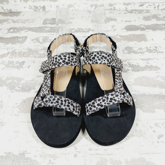 NEW Stuart Weitzman Vail Cheetah Suede Slingback Sport Sandals K595 - Picture 3 of 11